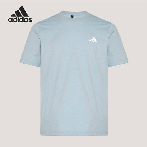 Adidas/阿迪达斯官方正品S SMALL LOGO T男女透气通勤T恤KU6402