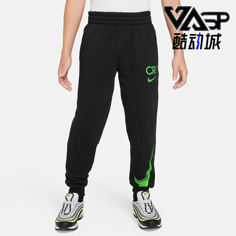 耐克大童春季新款加绒足球长裤