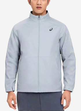 Asics/亚瑟士正品2025新款男子防水运动训练夹克外套2011D322-020