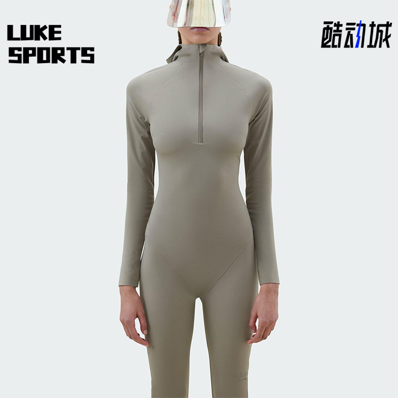 Adidas/阿迪达斯正品Athletics连帽连体衣新款女经典连体衣IV9290