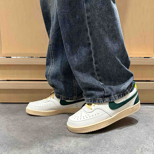 耐克 FD0320 COURT 男女帆白绿复古减震低帮板鞋 133 VISION Nike