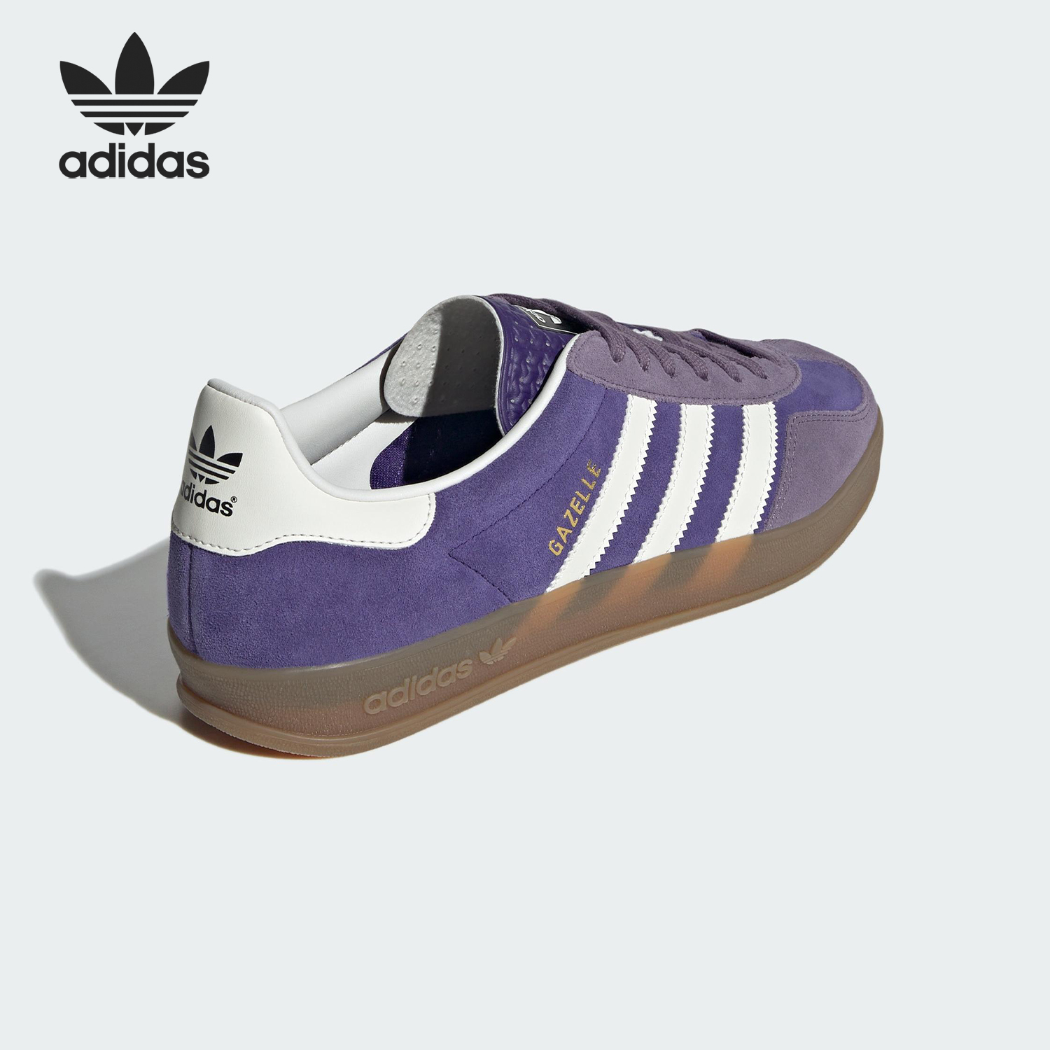 Adidas/阿迪达斯官方正品三叶草男女复古系带低帮运动板鞋IF9645