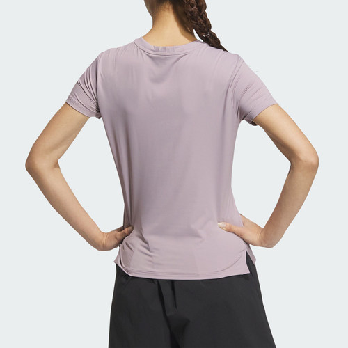 Adidas/阿迪达斯官方正品W CF TEE女士凉感修身短袖圆领T恤JD5259