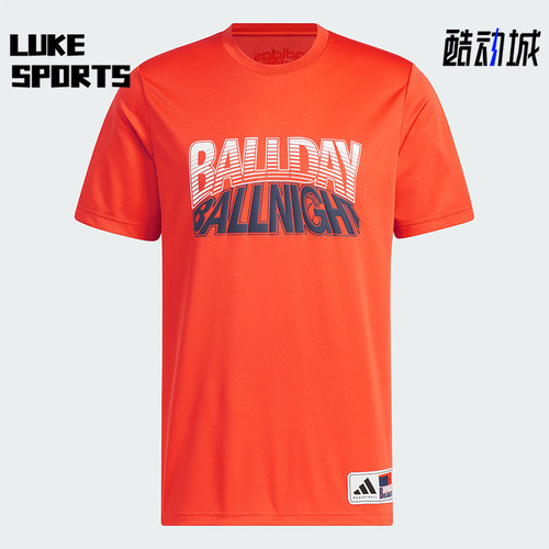 阿迪达斯男士篮球短袖T恤