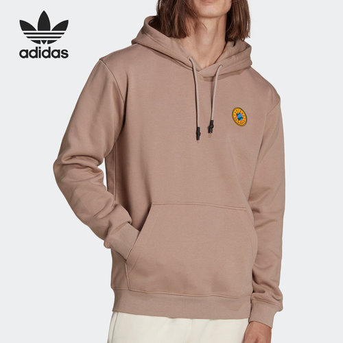 Adidas/阿迪达斯官方正品三叶草新款男子休闲连帽套头卫衣 II8475