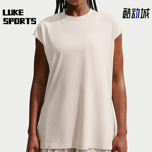 Nike/耐克正品夏季女士柔软日常休闲经典轻盈背心T恤IO1623-104