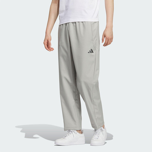 Adidas/阿迪达斯正品男士户外拒水直筒运动休闲梭织长裤KR8300