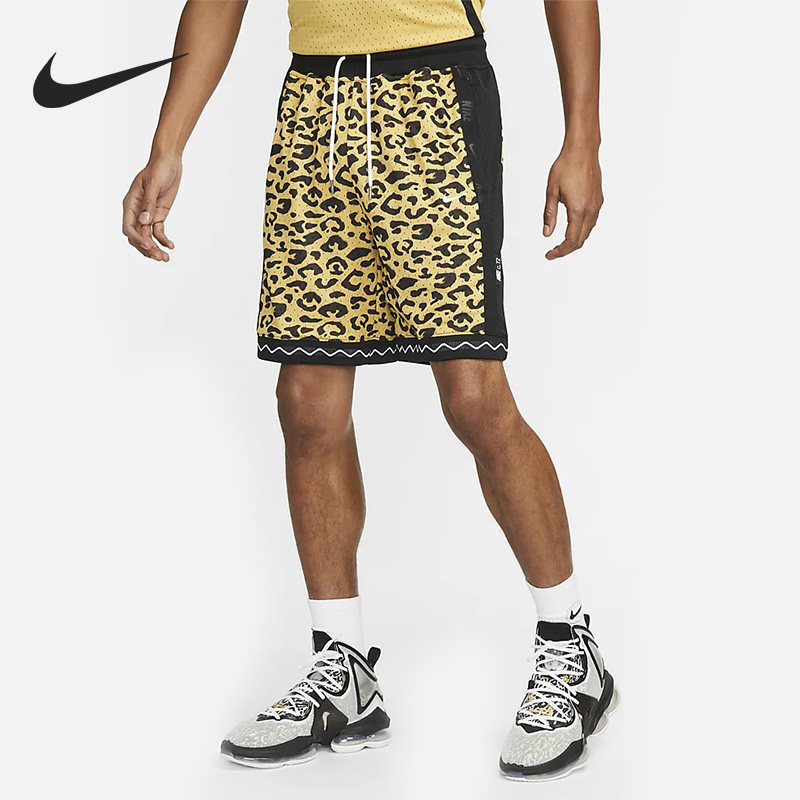 Nike/耐克正品Dri-FIT 男子篮球运动豹纹透气短裤DX0172-725