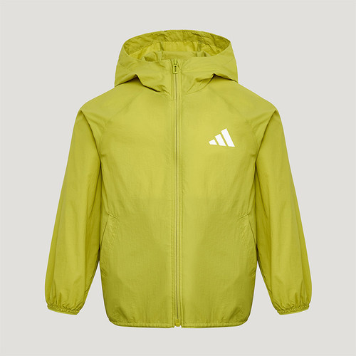Adidas/阿迪达斯正品夏季儿童连帽凉感舒适防晒运动外套KZ2769