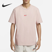 耐克正品 夏新款 宽松针织休闲男子运动短袖 Nike FJ7725 601