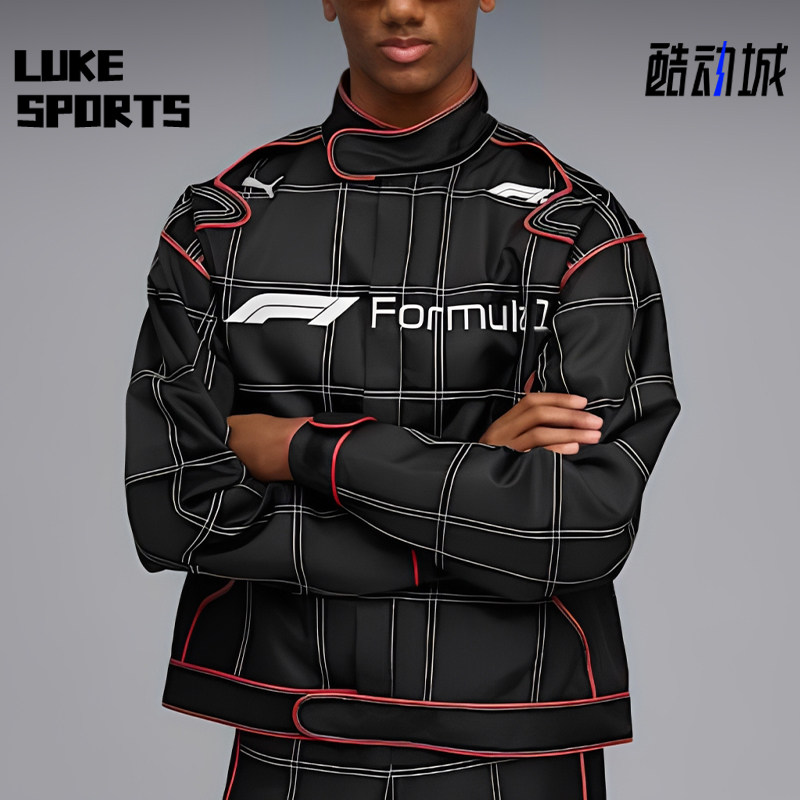 Puma/彪马正品F1赛车夹克新款男黑红色街头经典夹克外套632988-01