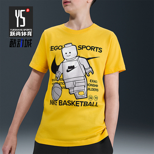 HV5194 Collection大童休闲透气图案针织短袖 719 耐克正品 Nike