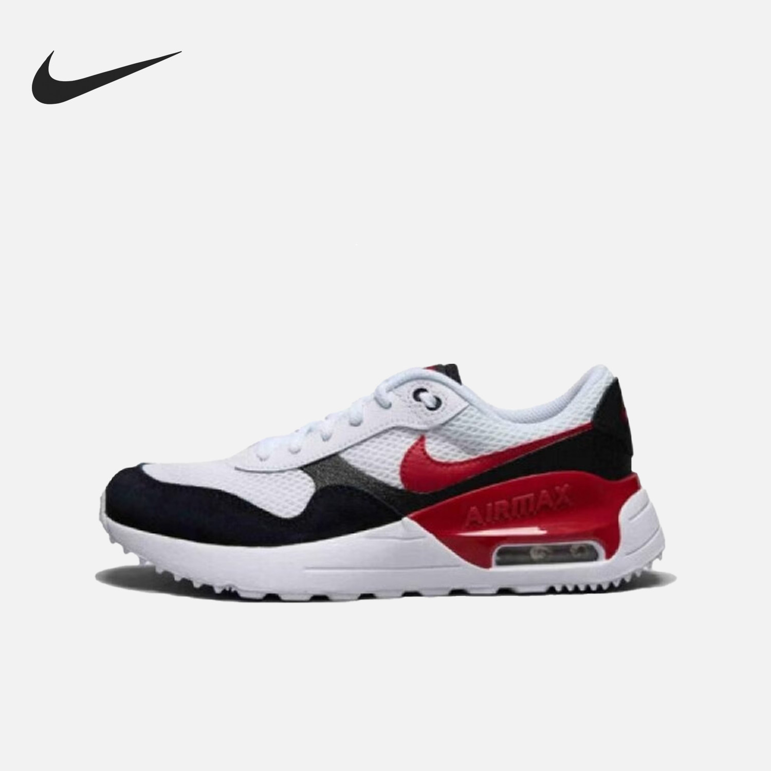 Nike/耐克正品AIR MAX GS女子大童拼接气垫跑步鞋DQ0284-117