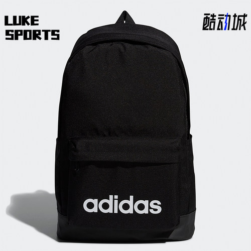 Adidas/阿迪达斯正品NeoCLSC新款男女黑色休闲经典双肩背包FL3716