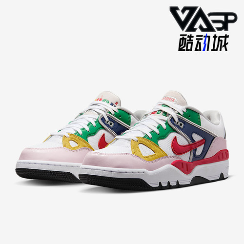 Nike/耐克正品Air Force 3男士休闲运动耐磨拼接板鞋FQ7012-100