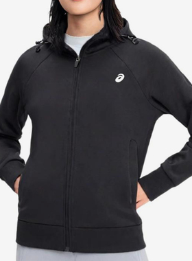 Asics/亚瑟士正品2025新款女子运动训练连帽夹克外套2032D248-001