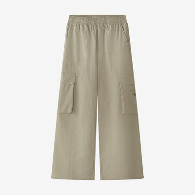 Skechers斯凯奇正品男梭织宽松阔腿工装休闲裤L225M130-00V8