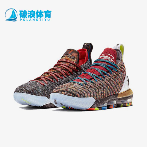 Nike/耐克正品Lebron 16 What The男士实战篮球鞋BQ6582-900