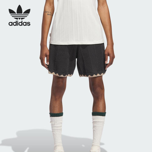 Adidas/阿迪达斯官方正品三叶草男女针织柔软休闲透气短裤JP1600