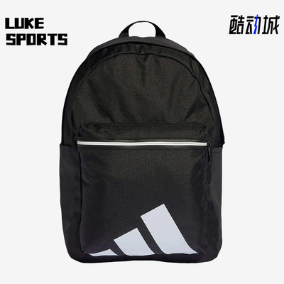 Adidas/阿迪达斯正品徽标双肩包新款黑色经典休闲双肩背包KA6768