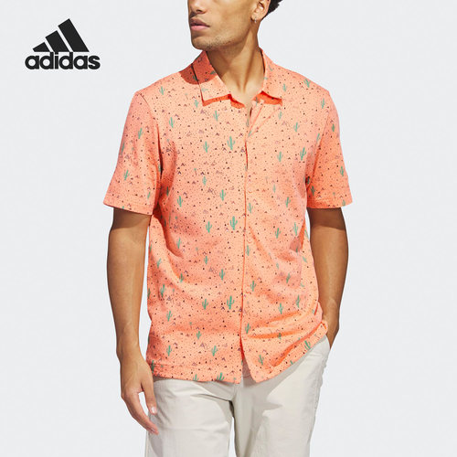 Adidas/阿迪达斯男子高尔夫运动短袖POLO衫HS3208