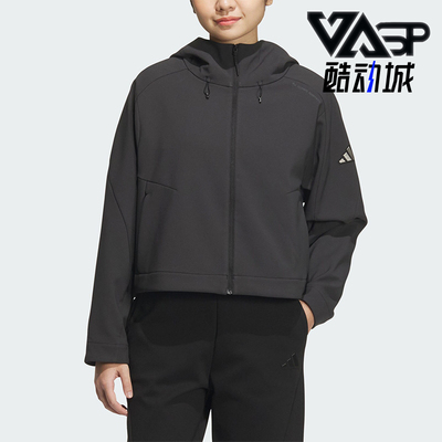 阿迪达斯女士保暖梭织短款外套