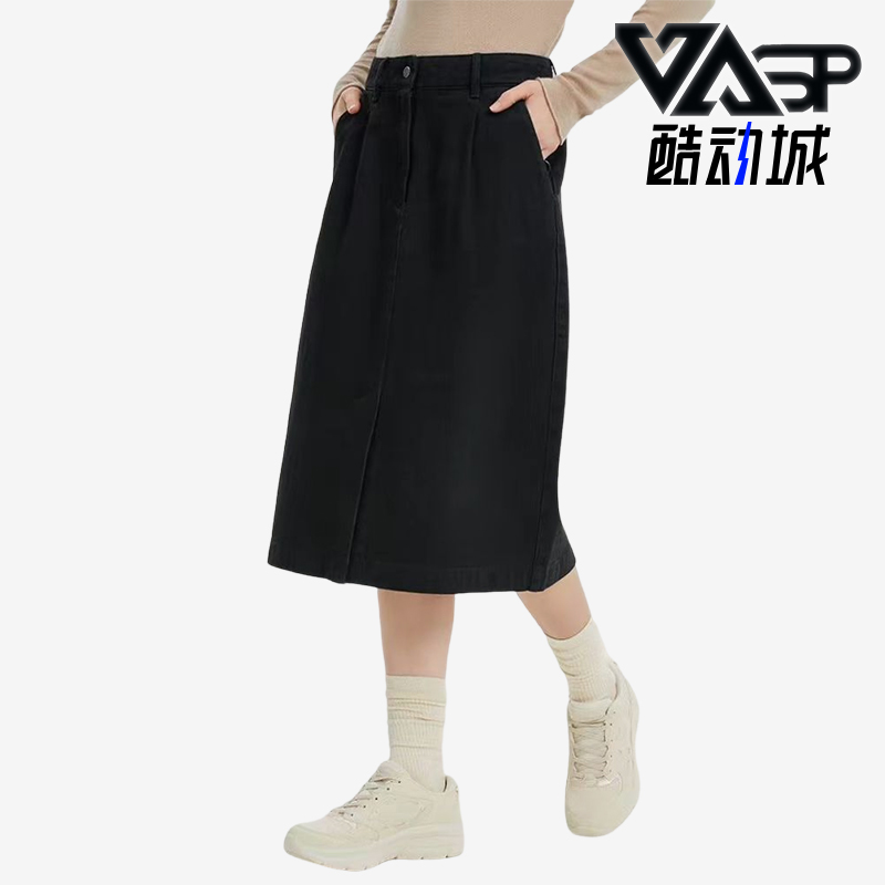 斯凯奇女士休闲牛仔半身裙