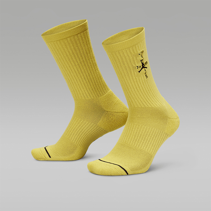 Nike/耐克正品JORDAN男女印花透气中筒运动袜一双装FV4054-308