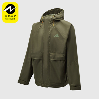 Adidas/阿迪达斯正品2026年新款男士宽松休闲梭织夹克外套KR2494