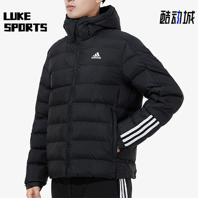 阿迪达斯男士训练拉链经典棉服