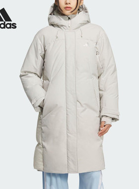 Adidas/阿迪达斯官方正品W TH HA L D J女士长款保暖羽绒服KC2511