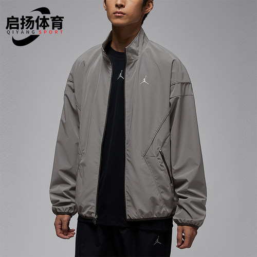 Nike/耐克正品JORDAN男士休闲立领印花梭织运动外套IF1878-095