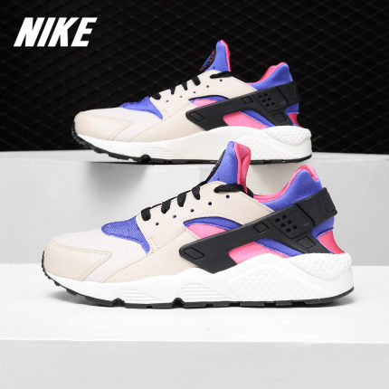 Nike/耐克正品 AIR HUARACHE男子黑白经典运动休闲鞋318429