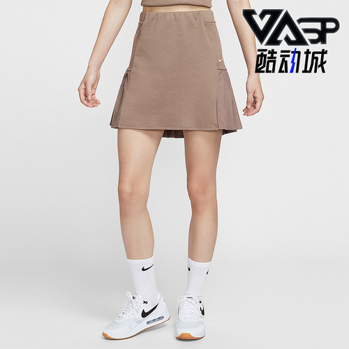 Nike/耐克正品2025女士耐穿运动高尔夫透气梭织半身裙IF8532-214