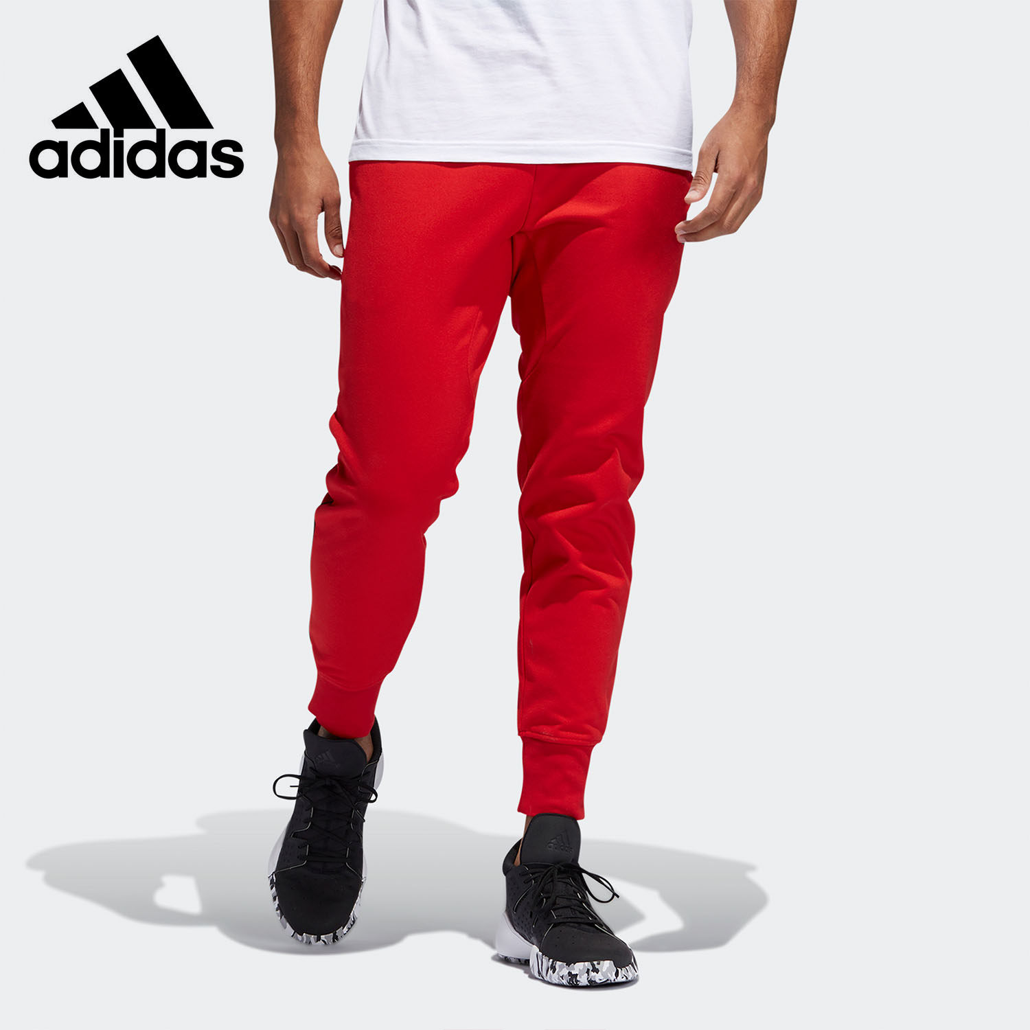 Adidas/阿迪达斯正品当季新款男子加绒休闲运动舒适长裤 FH7689