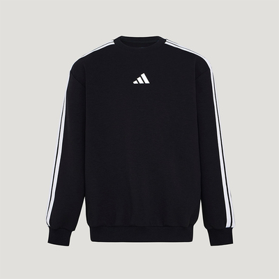 Adidas/阿迪达斯正品2026春季款儿童日常圆领套头针织卫衣KW1207