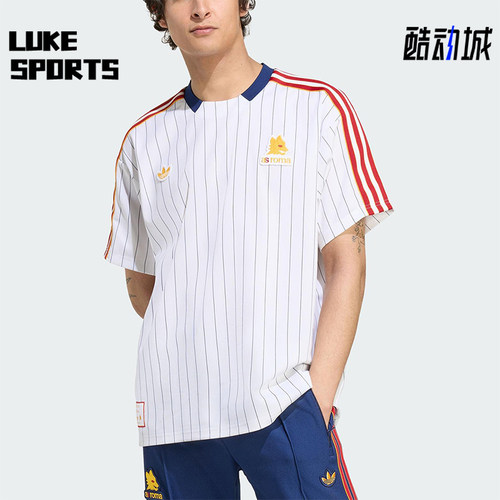 Adidas/阿迪达斯正品三叶草男女运动圆领经典复古足球短袖JM2128