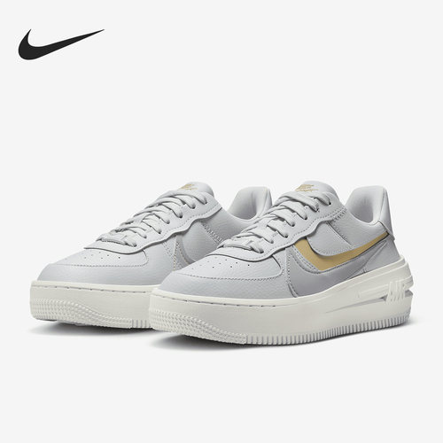 Nike/耐克正品AF1 PLT.AF.ORM女子运动轻便板鞋DJ9946-002