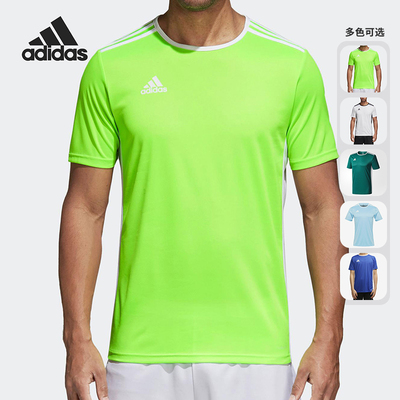 阿迪达斯男子足球运动短袖