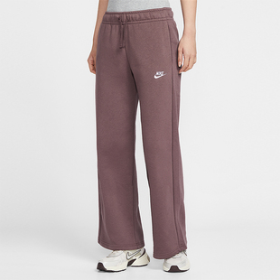 耐克正品 FB2728 2025冬季 女士日常针织刺绣直筒长裤 502 款 Nike