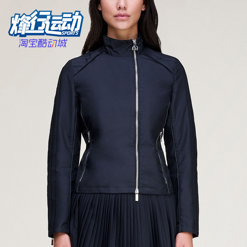 Adidas/阿迪达斯正品三叶草新款女深蓝色经典出行夹克外套KA2734