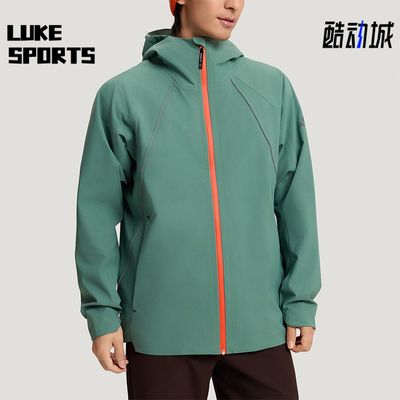 Adidas/阿迪达斯正品2026男士时尚户外运动拒水梭织冲锋衣KD6882