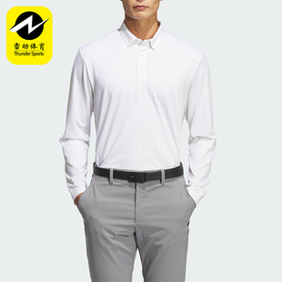 POLO衫 Adidas 透气套头翻领运动长袖 2025男士 JM7115 阿迪达斯正品