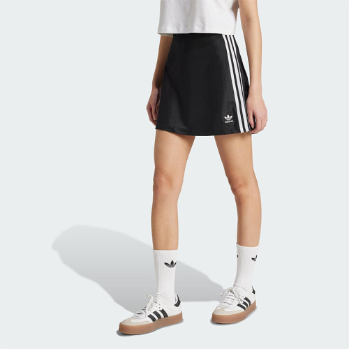 Adidas/阿迪达斯正品三叶草女士运动三条纹透气经典半身裙JD0281