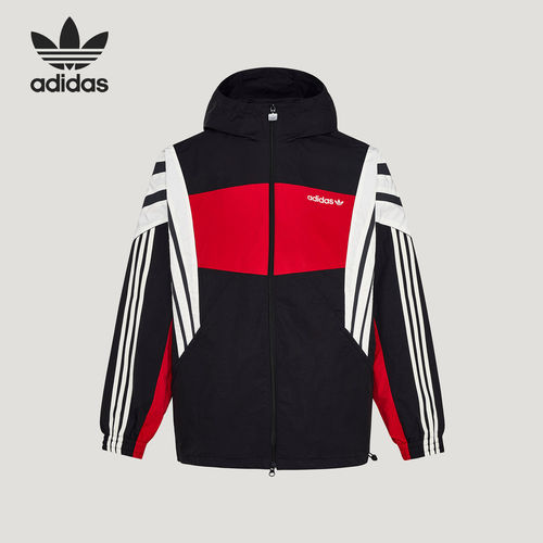 Adidas/阿迪达斯官方正品三叶草男士慵懒风运动宽松夹克KW4809