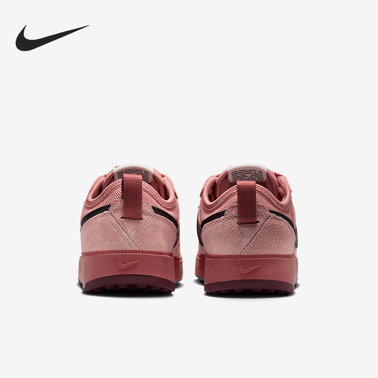 Nike/耐克正品新款GS女子大童网面翻毛皮运动鞋HQ0028-600