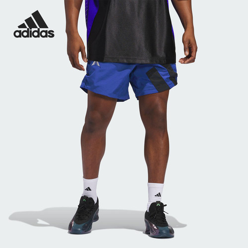 Adidas/阿迪达斯正品新款男士篮球透气训练运动短裤JD6150