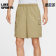 IH5048 Nike 刺绣梭织透气多口袋运动短裤 2025男士 297 耐克正品