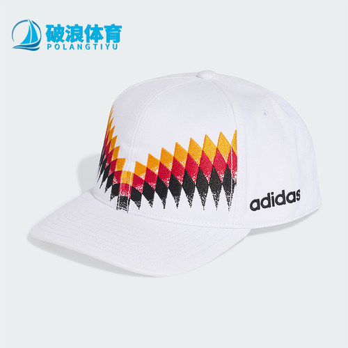 Adidas/阿迪达斯正品德国队男女足球运动经典遮阳棒球帽KE6694