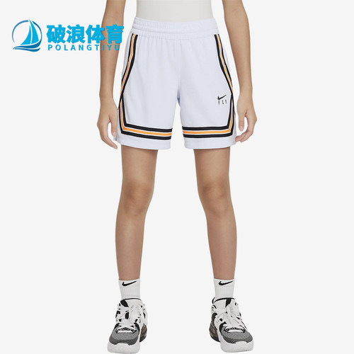Nike/耐克正品儿童时尚休闲松紧高腰合身五分短裤DA1086-085